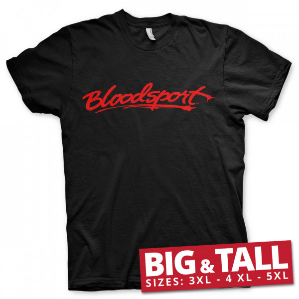 Bloodsport Logo Big & Tall T-Shirt Black