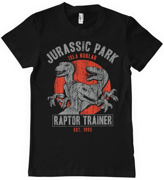 Jurassic Park - Raptor Trainer T-Shirt Black