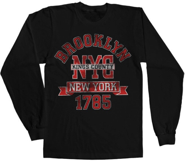 New York Brooklyn New York Long Sleeve Tee SH-19-15755-H57-2