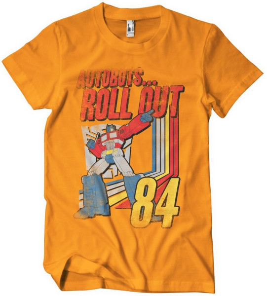 Transformers Autobots - Roll Out T-Shirt Orange