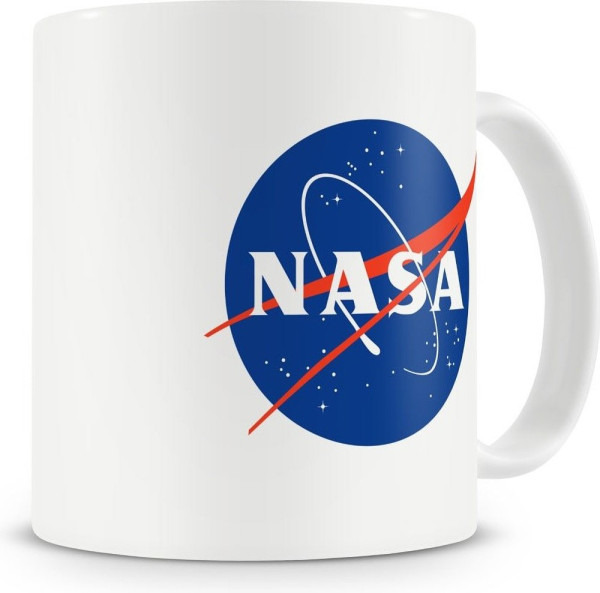 Nasa Logotype Coffee Mug Kaffeebecher White