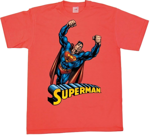 Superman Flying T-Shirt Red