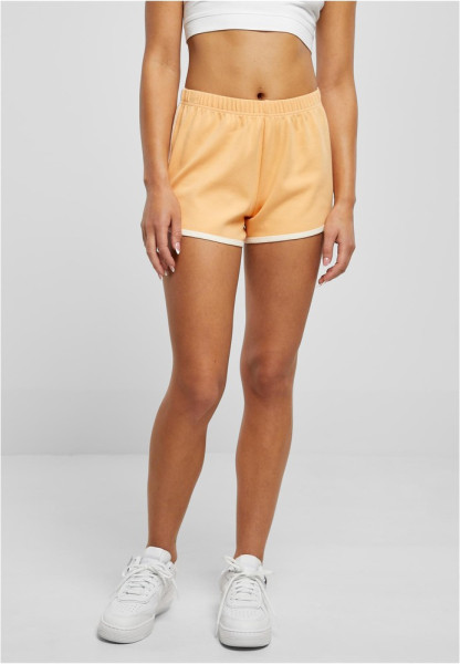 Urban Classics Damen Shorts Ladies Organic Interlock Retro Hotpants