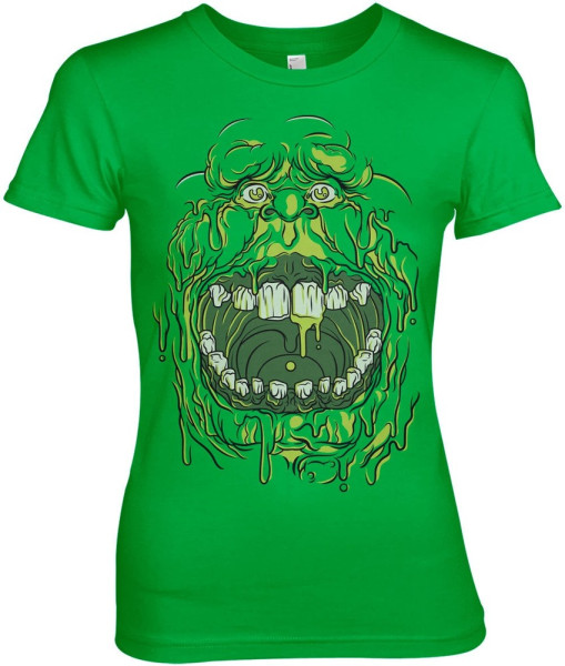 Ghostbusters Slimer Girly Tee Damen T-Shirt Green