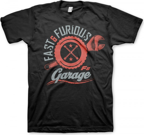 Fast & Furious Garage T-Shirt Black