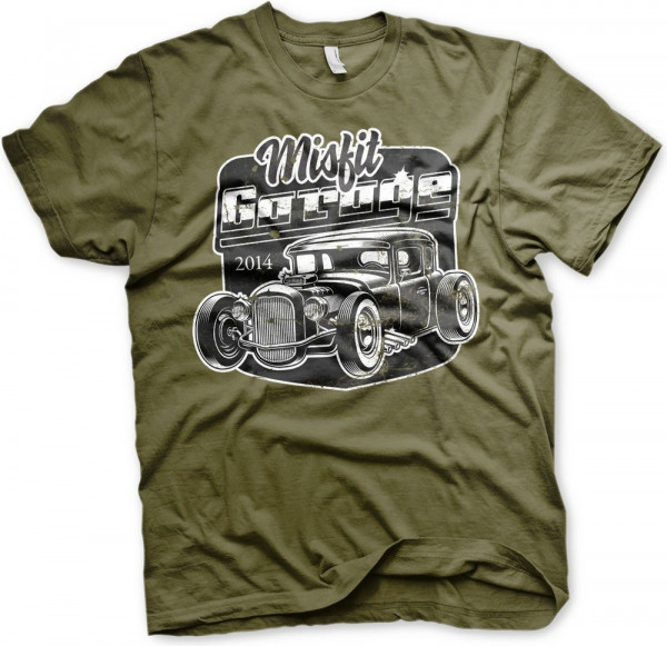 Misfit Garage Rod T-Shirt Olive