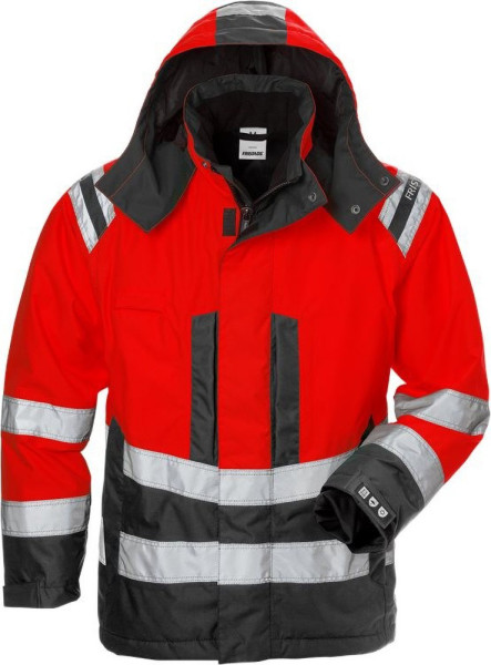 Fristads High Vis Airtech® Winterjacke Damen Kl. 3 4037 GTT Warnschutz-Rot/Schwarz