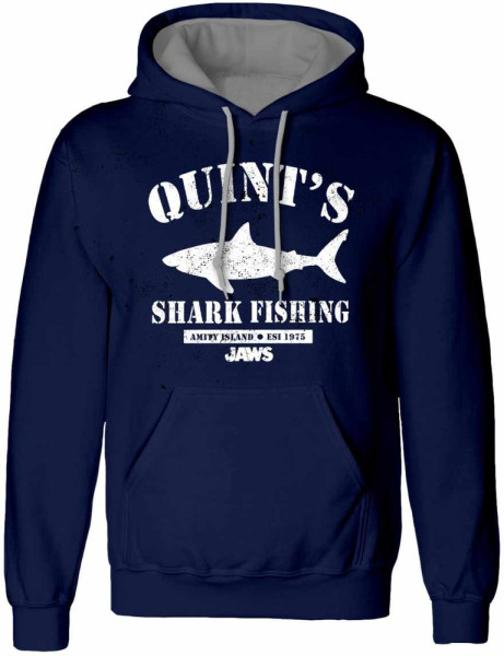 Jaws-Quints Shark Fishing (Unisex Pullover) Hoodie