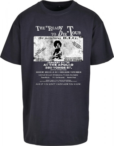 Mister Tee Biggie Tour Tee Navy