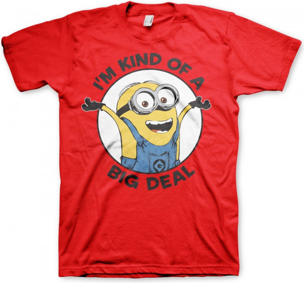 Minions I'm Kind Of A Big Deal T-Shirt Red