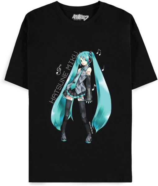 Hatsune Miku - Musical Icon black Women's Short Sleeved T-shirt Black