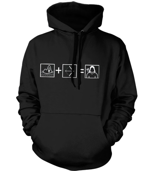 Arrow Riddle Hoodie Black