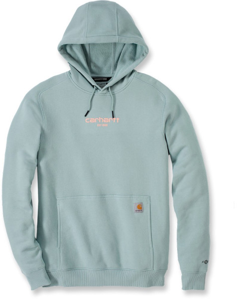 Carhartt Lightweight Logo Graphic Sweatshirt Blue Surf