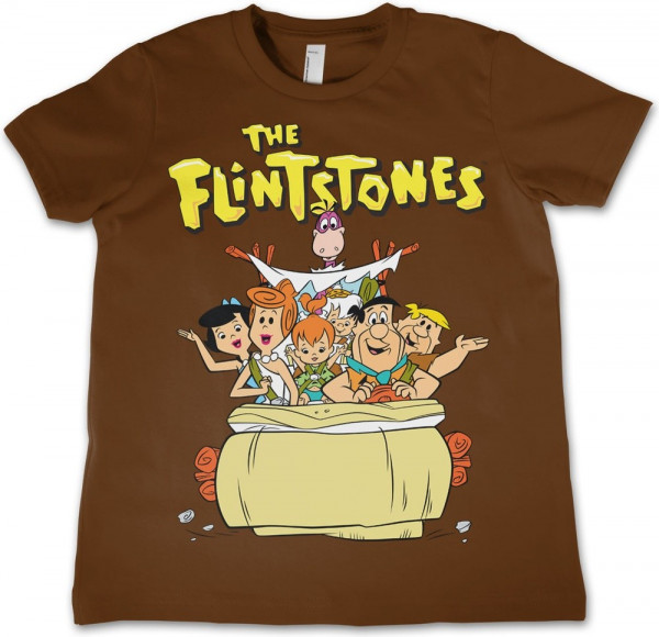 The Flintstones Kids T-Shirt Kinder Brown