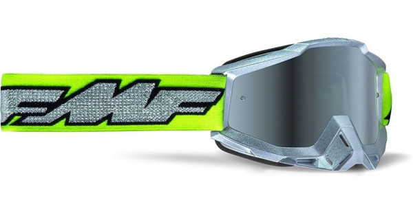 FMF Schutzbrille Goggles Powerbomb Rocket (Mirror Silver) 23100