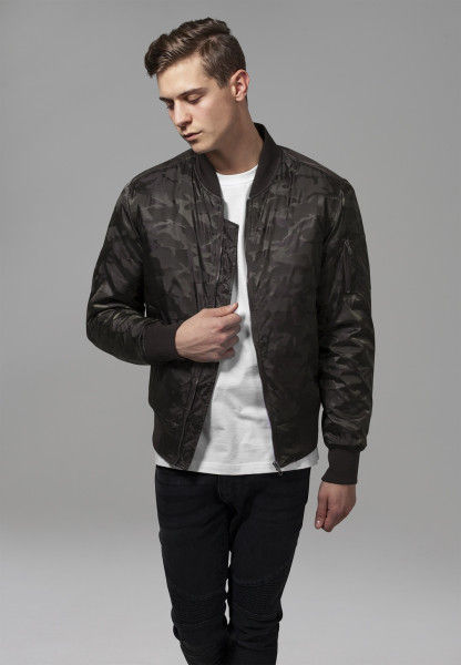 Urban Classics Bomber Jacke Tonal Camo Bomber Jacket Darkolive