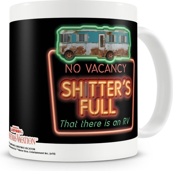 National Lampoon's Christmas Vacation Cousin Eddie Deluxe Dranage Coffee Mug Kaffeebecher White