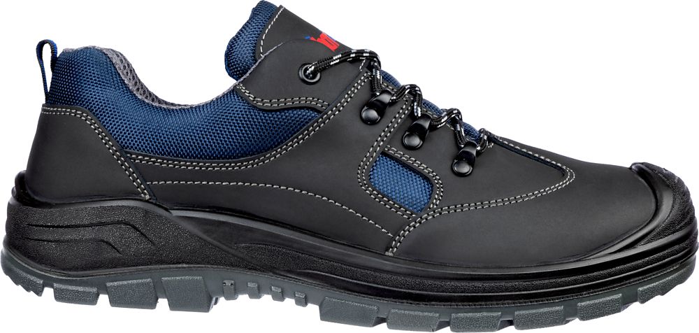 Footguard Sicherheitsschuhe Safe Low S3 SRC Schwarz-Blau | Safety Shoes ...