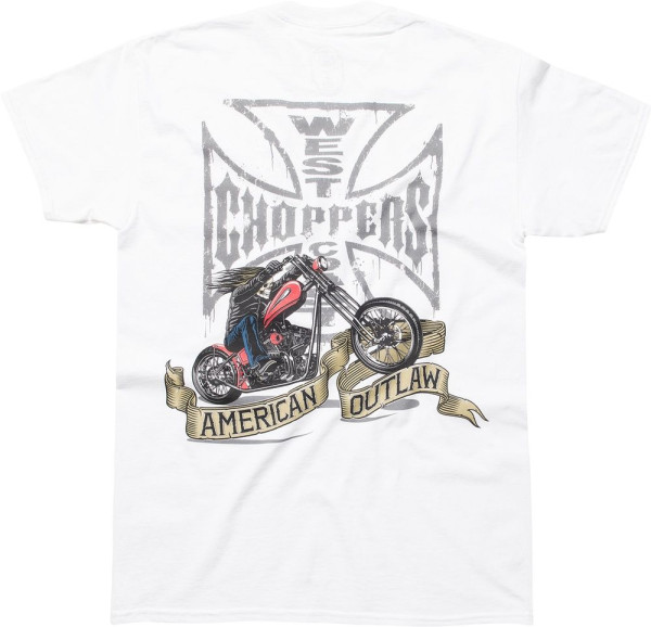 West Coast Choppers Herren T-Shirt Outlaw T-Shirt White