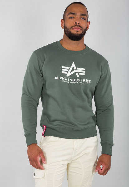 Hoodies / Industries Lifestyle Sweatshirts / Hoodies | Sweatshirts Vintage | Green Sweater Alpha Basic | Men