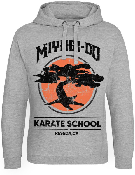 Cobra Kai Miyagi-Do Karate School Epic Hoodie Heather-Grey