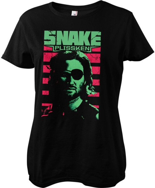 Escape from New York Snake Plissken Girly Tee Damen T-Shirt Black