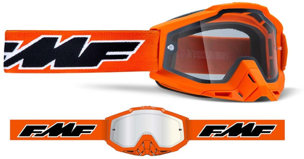 FMF Schutzbrille Goggles Powerbomb Enduro(Clear) 23103