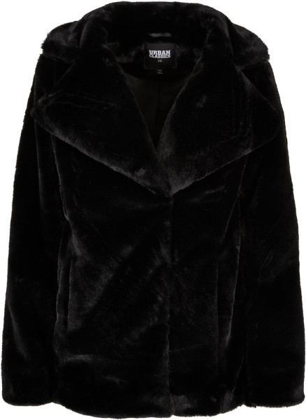 Urban Classics Damen Jacke Ladies Lapel Teddy Jacket