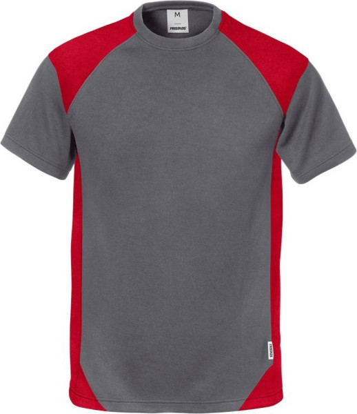 Fristads T-Shirt 7046 THV Grau/Rot