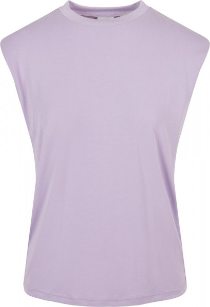 Urban Classics Lifestyle / Damen | Ladies | | Modal Women Lilac T-Shirts Tank Padded Shoulder Tops