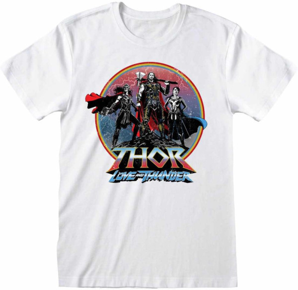 Marvel Studios Thor: Love And Thunder - Team (Unisex) T-Shirt White