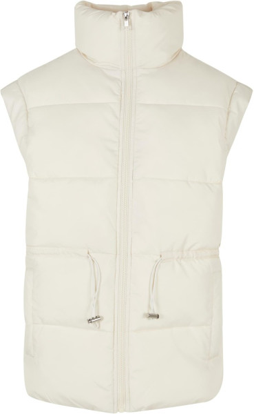 Urban Classics Damen Weste Ladies Waisted Puffer Vest