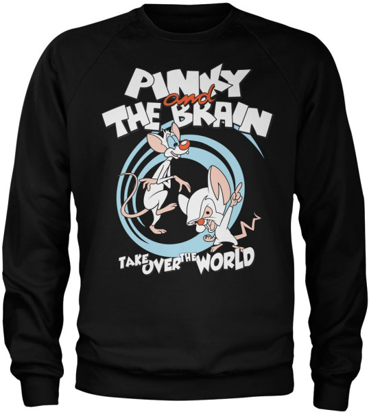 Pinky and the Brain Sweatshirt Take Over The World Sweatshirt WB-3-PAB001-H73-16