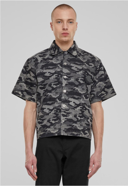 Urban Classics Hemd Laser Camo Printed Boxy Shirt TB6695