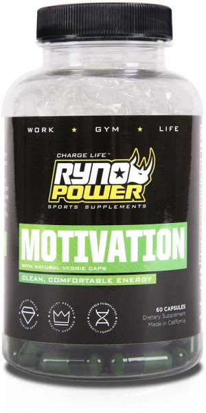 Ryno Power Suppliment Motivation Capsules 32105