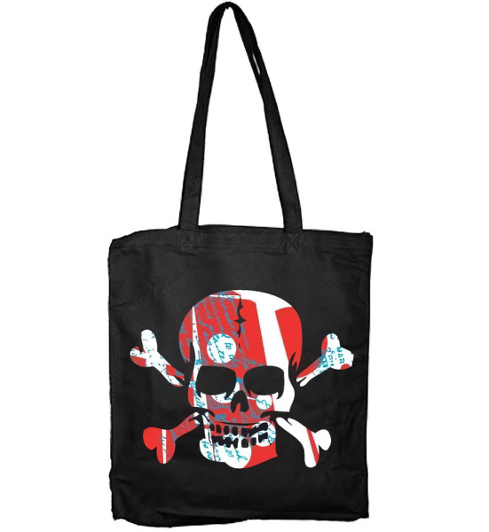 Hybris Colorful Skulle Tote Bag SH-4-15145-H11-4