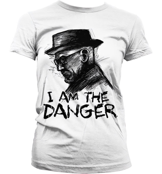 Breaking Bad I Am The Danger Girly T-Shirt Damen White