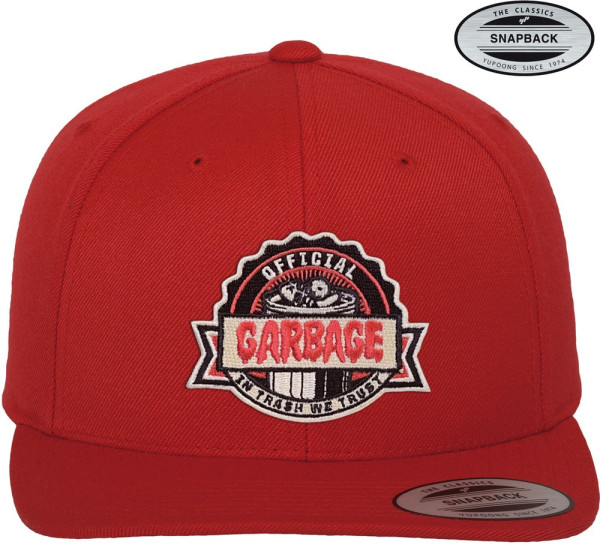 Garbage Pail Kids Official Garbage Premium Snapback Cap Red