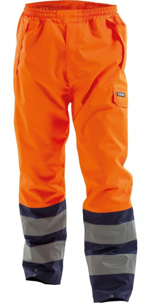 Dassy Warnschutz-Regenhose Sola PES70 Neonorange/Dunkelblau