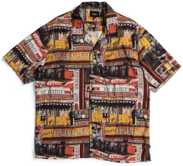 HUF Hemd Corner Store Resort Shirt BU00175