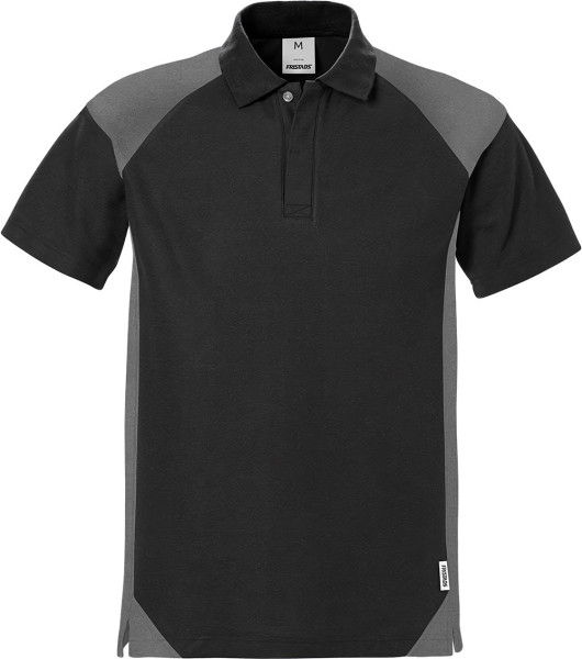 Fristads Poloshirt 7047 PHV Schwarz/Grau