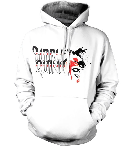 Batman Harley Quinn Hoodie White