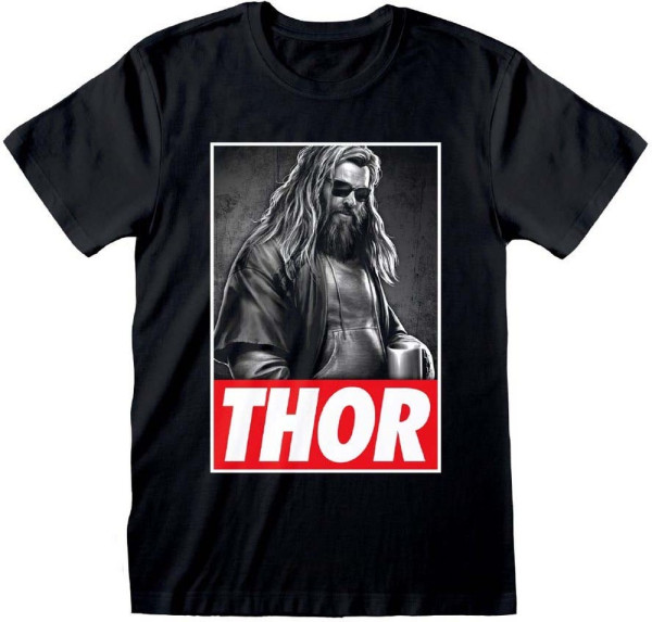 Avengers Endgame - Thor Photo T-Shirt Black