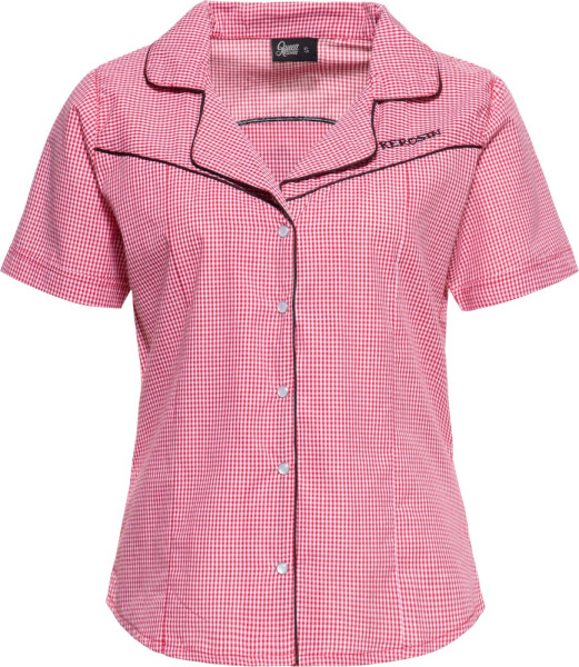 Queen Kerosin Damen Retro Hemd Bluse "Texas" QKU45011