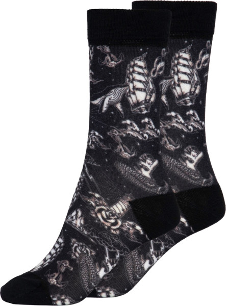 King Kerosin Aop Socken "Winter Sailor" KKI3S005