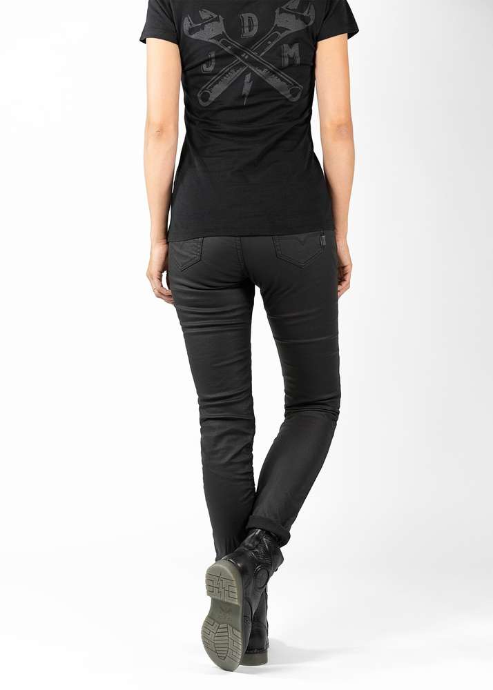 Black biker jeggings hotsell
