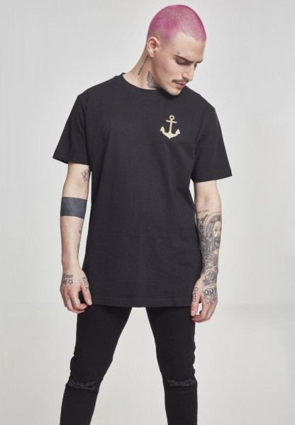 Mister Tee T-Shirt Captain Tee Black