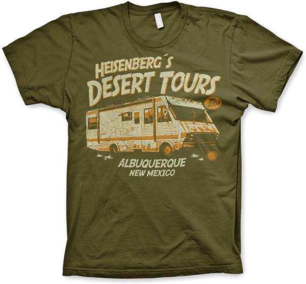 Breaking Bad Heisenberg's Desert Tours T-Shirt Olive