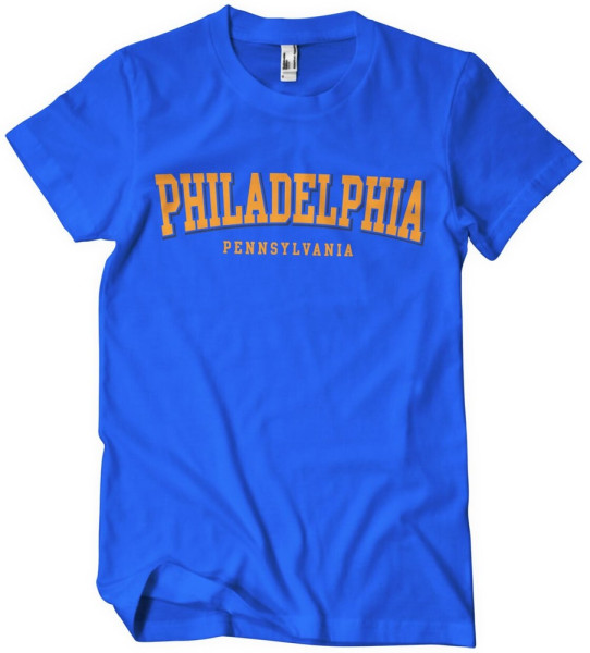 Philadephia Pennsylvania T-Shirt Blue