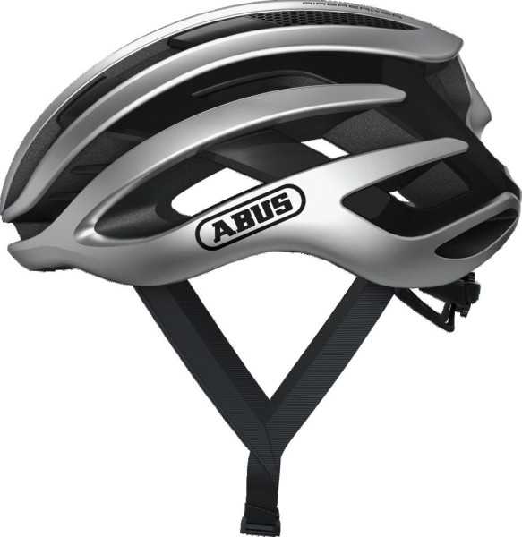 ABUS Fahrradhelm Airbreaker Road Helm 81740P Gleam Silver